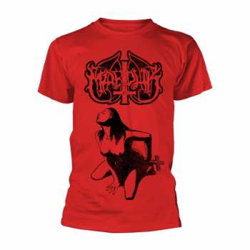 Merch Marduk: Tričko Fuck Me Jesus (red) S