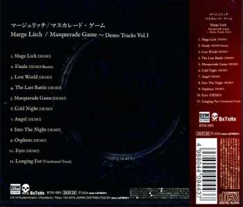 CD Marge Litch: Masquerade Game ~ Demo Tracks Vol. 1 = マスカレード・ゲーム 〜 デモ・トラックス・ヴォリューム・ワン
