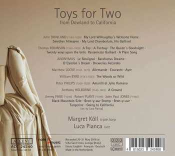CD Luca Pianca: Toys For Two: From Dowland To California