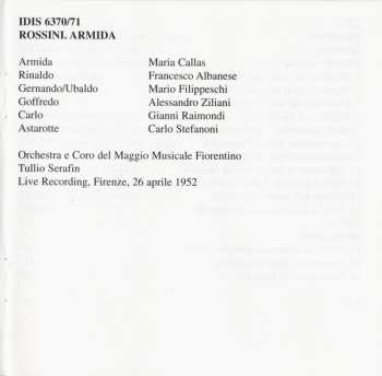 2CD Maria Callas: Armida (Live Recording: Firenze, 1952)