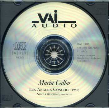 CD Maria Callas: Los Angeles Concert (1958)