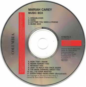 CD Mariah Carey: Music Box