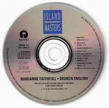 CD Marianne Faithfull: Broken English