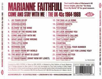 CD Marianne Faithfull: Come And Stay With Me - The UK 45s 1964-1969