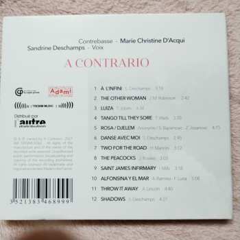 CD Marie Christine D'Acqui, Sandrine Deschamps: A Contrario