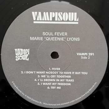 LP Marie "Queenie" Lyons: Soul Fever