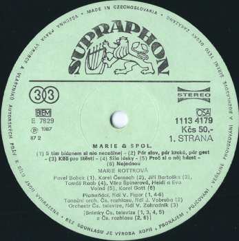 LP Marie Rottrová: Marie & Spol.