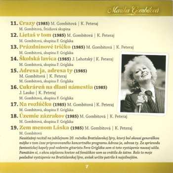 CD Marika Gombitová: Bratislavská Lýra