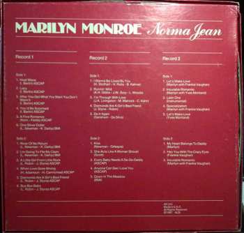 3LP/Box Set Marilyn Monroe: Norma Jean