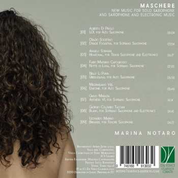 CD Marina Notaro: Maschere (New Music For Solo Saxophone And Saxophone And Electronic Music)