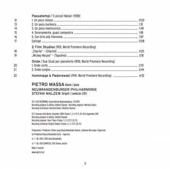 2CD Mario Castelnuovo Tedesco: The Piano Concertos Nos. 1 & 2; Solo Piano Works