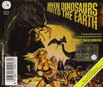 CD Mario Nascimbene: One Million Years B.C. / When Dinosaurs Ruled The Earth / Creatures The World Forgot (3 Original Soundtracks)