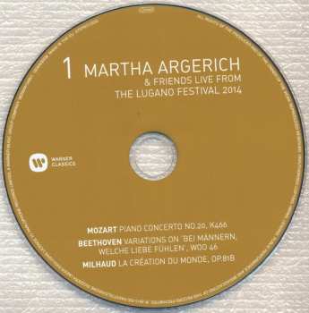 3CD/Box Set Martha Argerich And Friends: Live From Lugano 2014