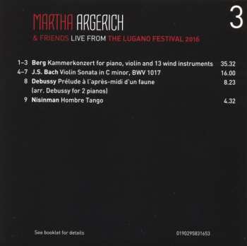 3CD/Box Set Martha Argerich And Friends: Live From Lugano 2016