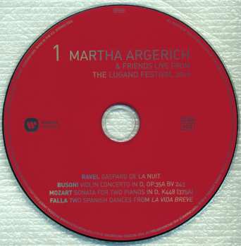 3CD/Box Set Martha Argerich And Friends: Live From Lugano 2016