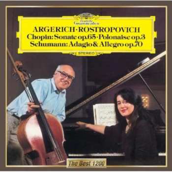 CD Robert Schumann: Sonate Op.65, Polonaise Op.3 / Adagio & Allegro Op.70