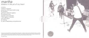 CD Martha: Blisters In The Pit Of My Heart