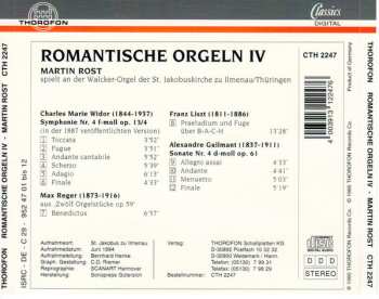 CD Martin Rost: Romantische Orgeln 4