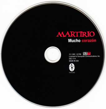 CD Martirio: Mucho Corazón 
