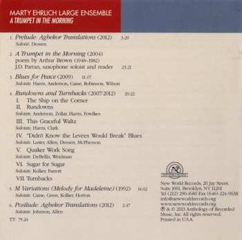 CD Marty Ehrlich Large Ensemble: A Trumpet In The Morning