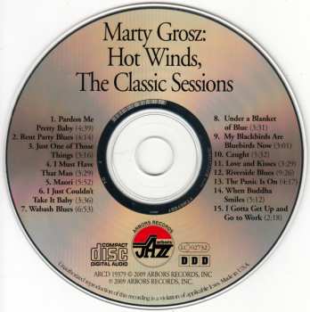 CD Marty Grosz and the Hot Winds: The Classic Sessions