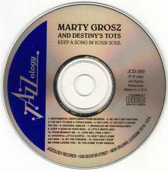 CD Marty Grosz: Keep A Song In Your Soul
