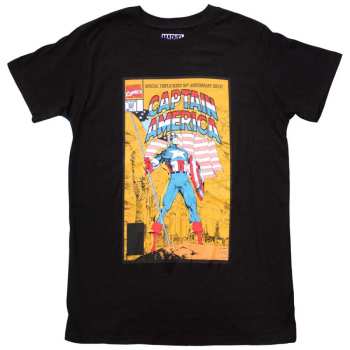 Merch Marvel Comics: T-Shirt Captain America 50th Comic Cover