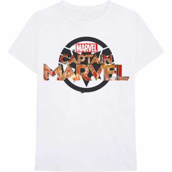 Merch Marvel Comics: T-Shirt Captain Marvel New Logo Marvel Comics 