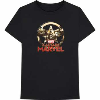 Merch Marvel Comics: T-Shirt Captain Marvel Star Logo Marvel Comics 