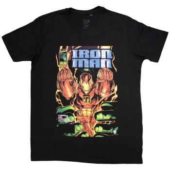 Merch Marvel Comics: T-Shirt Iron Man Fist Comic Cover