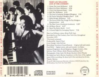 CD Mary Lou Williams: Live At The Cookery