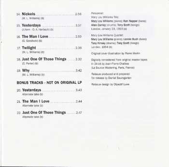 CD Mary Lou Williams: Mary Lou Williams Plays In London