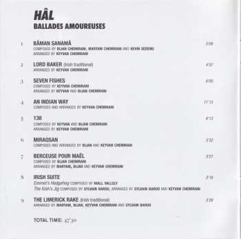 CD Maryam Chemirani: Hâl (Ballades Amoureuses)