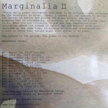 LP Takagi Masakatsu: Marginalia II