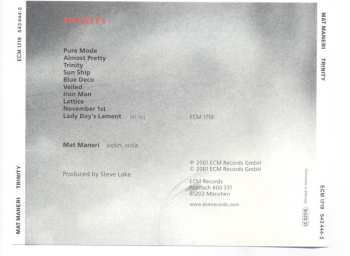CD Mat Maneri: Trinity