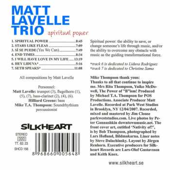 CD Matt Lavelle Trio: Spiritual Power