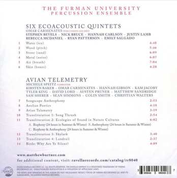 CD Matthew Burtner: Six Ecoacoustic Quintets / Avian Telemetry