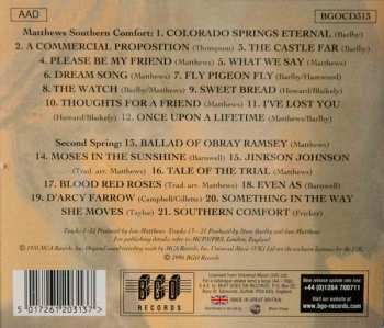 CD Matthews' Southern Comfort: Matthews' Southern Comfort / Second Spring