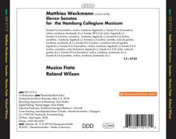 CD Musica Fiata: Eleven Sonatas For The Hamburg Collegium Musicum