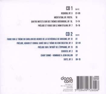 2CD Maurice Duruflé: Complete Organ Works • Motets • Requiem