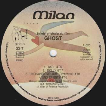 LP Maurice Jarre: Ghost (Original Motion Picture Soundtrack)
