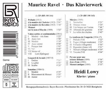 2CD Maurice Ravel: Ravel: Das Klavierwerk