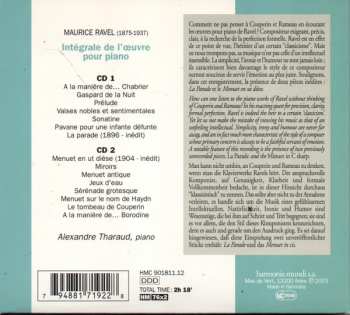 2CD Maurice Ravel: L'Oeuvre Pour Piano  DIGI