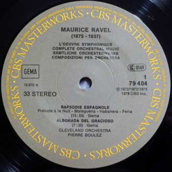 CD Maurice Ravel: Orchestral Works