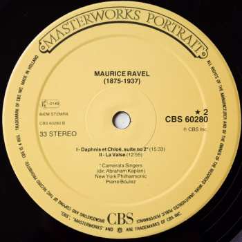 CD Maurice Ravel: Ravel: Daphnis Et Chloe