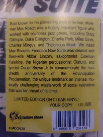 LP Max Roach: We Insist! Max Roach's Freedom Now Suite CLR | LTD | NUM
