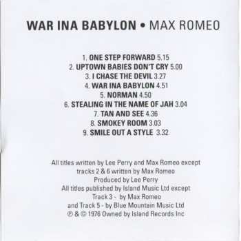 CD The Upsetters: War Ina Babylon