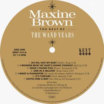 LP Maxine Brown: The Best Of The Wand Years