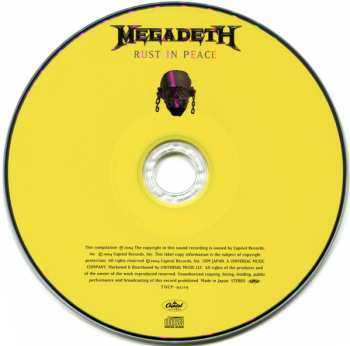 CD Megadeth: Rust In Peace = ラスト・イン・ピース