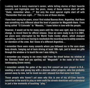 CD Megadeth: Night In Buenos Aires - Shm-cd